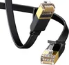 Flache CAT 7 LAN Kabel Slim RJ45 Ethernet Schwarz 1,5m bis Produktbild-Vorschau 6