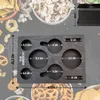 Couchbox mit 4 Glasschalen in Schwarz | Couchbar Snackbox Produktbild-Vorschau 2