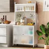 KOMFOTTEU: mobile da cucina a 5 ripiani, credenza con 4 Anteprima dell’immagine prodotto 7