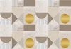 Vlies Fototapete - Beige and Gold Geometric Pattern 250x175 Produktbild-Vorschau 6
