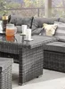 Destiny Eckgruppe SANTA PONSA mit Tisch 140x80x66 cm, grau Produktbild-Vorschau 2