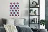 MuchoWow® Poster Blumen - Lila - Muster 60x90 cm - Produktbild-Vorschau 4