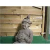 Schöne Figur Done Roaming Gartenfigur aus Steinguss zur Produktbild-Vorschau 4
