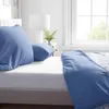 Renforce Bettwäsche Set 3tlg 200x200 cm und 80x80 cm Blau Produktbild-Vorschau 3