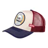 Coastal Trucker Cap HFT Rainbow Beige/Blue/Wine Produktbild-Vorschau 2