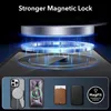 A close-up illustration of a magnetic charging ring connecting to a phone, with product accessories shown below. Anteprima dell’immagine prodotto