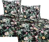 Bettwäsche Seersucker Mikrofaser Blumen 135x200 80x80 Produktbild-Vorschau 3