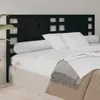 vidaXL Kopfteil Schwarz 126x4x100 cm Massivholz Kiefer -  Produktbild-Vorschau 5