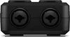 A close-up, front-facing view of a black audio interface with two XLR/TRS combo input jacks. Podgląd zdjęcia produktu