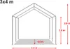 TOOLPORT Lagerzelt 3x4 m Zelthalle Unterstand Weidezelt PVC Produktbild-Vorschau 10