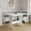 Eckbankgruppe 2-tlg. RHODOS 150x110 cm, grau-weiß aus Produktbild-Vorschau 3