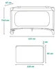 Lionelo Reisebett 2in1 Jasmin Easy Fold Kinderreisebett Produktbild-Vorschau 7