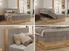 MKS MEBLE Boxspringbett WOOD CLASSIC KING, Doppelbett mit Produktbild-Vorschau 2