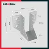 KOTARBAU® Sada 10 závesov na trámy 50 x 105 mm Závesy na Náhľad obrázku produktu 3