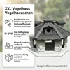 Mucola Vogelhaus Vogelfutterhaus Holz Vogelvilla Produktbild-Vorschau 11