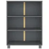 vidaXL Bücherschrank HAMAR Dunkelgrau 85x35x112 cm Produktbild-Vorschau 3