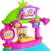 A close-up of a colorful toy playset with various accessories and decorative elements. Produktbild-Vorschau
