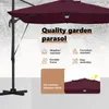 Parasol ogrodowy vidaXL w kolorze bordowym, 351 x 250 x 253 Podgląd zdjęcia produktu 5