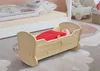 Puppenwiege Puppenbett Puppen Schaukelbett Fichte geölt Produktbild-Vorschau 2