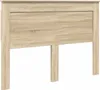 vidaXL Čelo postele s čelem dub Sonoma 140 cm materiál na Náhled obrázku produktu 1