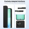 Collage of images showing a phone case and its features. Produktbild-Vorschau