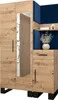 Garderobe ARTIN Set 16 mit gepolsterten Paneelen Industrial Produktbild-Vorschau 1
