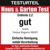 Der Testbericht von Haus & Garten Test bewertet den Unold Fondue Elegance 48645 mit der Note 2,2 und Produktbild-Vorschau