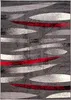 Tapis DREAM Moderne Salon Gris Rouge Crème  250 x 300 cm Voir les images du produit 2