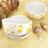 Pula żółte kropki 6x miska na płatki Ø14cm 400ml porcelana Podgląd zdjęcia produktu 2