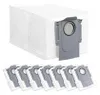 A group of vacuum cleaner dust bags with one bag detached. Produktbild-Vorschau
