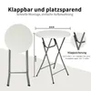Wohnglanz Klapptisch in weiß Stehtisch Partytisch Produktbild-Vorschau 6
