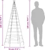LED-Weihnachtsbaum 200 LEDs Warmweiß 180 cm Produktbild-Vorschau 7