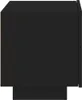Comodino con luci LED nero 70x36x40,5 cm Anteprima dell’immagine prodotto 9