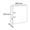 Exacompta, 10 ringbanden, PVC, A4, rugbreedte 50mm. Wit, Productafbeelding-voorbeeld 7
