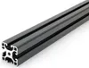 Länge 900mm - Aluminiumprofil schwarz 40x40L I-Typ Nut 8 Produktbild-Vorschau 1