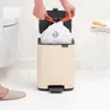 Brabantia Bo, 7 L, Obdĺžnikový, Oceľ, Béžová, Plast, Pedál Náhľad obrázku produktu 9