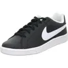 A black Nike Court Royale sneaker with a white Nike swoosh logo and white sole, shown from a side angle against a white background. Náhled obrázku produktu