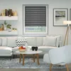 Doppelrollo Fenster ohne Bohren Zevra 140x160cm dunkelgrau Produktbild-Vorschau 8