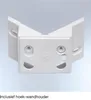 A white corner bracket is shown against a light gray background. Anteprima dell’immagine prodotto