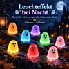 Mini Halloween Geister, 40 Stück in 8 Farben, Produktbild-Vorschau 6