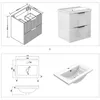 Unterschrank mit Waschbecken Waschbeckenunterschrank Produktbild-Vorschau 11