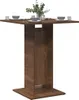 vidaXL Stolik bistro brązowy dąb 60x60x75 cm materiał Podgląd zdjęcia produktu 2