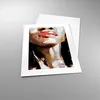 Poster - Poster ohne Rahmen - Öl Mund Frau - 30x40 cm - Produktbild-Vorschau 3