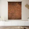 MuchoWow® Wandteppich Wandbehang Leder - Textur - Braun - Produktbild-Vorschau 6