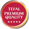 A circular badge with the text "TEFAL PREMIUM QUALITY" and five stars. Produktbild-Vorschau