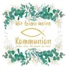 20 Servietten Eucalyptus Leaves gold Kommunion - mit Fisch Produktbild-Vorschau 1