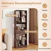 Estantería COSTWAY con 8 compartimentos y un cajón, mueble Vista previa de la imagen del producto 4