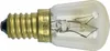 A close-up studio shot of a small incandescent light bulb with a screw base. Produktbild-Vorschau