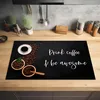 KitchenYeah© Herdabdeckplatte Zitate - Kaffee trinken & Produktbild-Vorschau 2