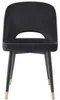 Casa Padrino Luxus Esszimmerstuhl Set Schwarz / Messing 53 Produktbild-Vorschau 3